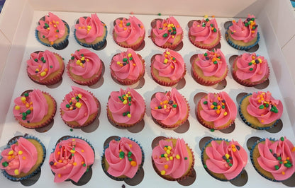 Mini Cupcakes with Toppers or Sprinkles